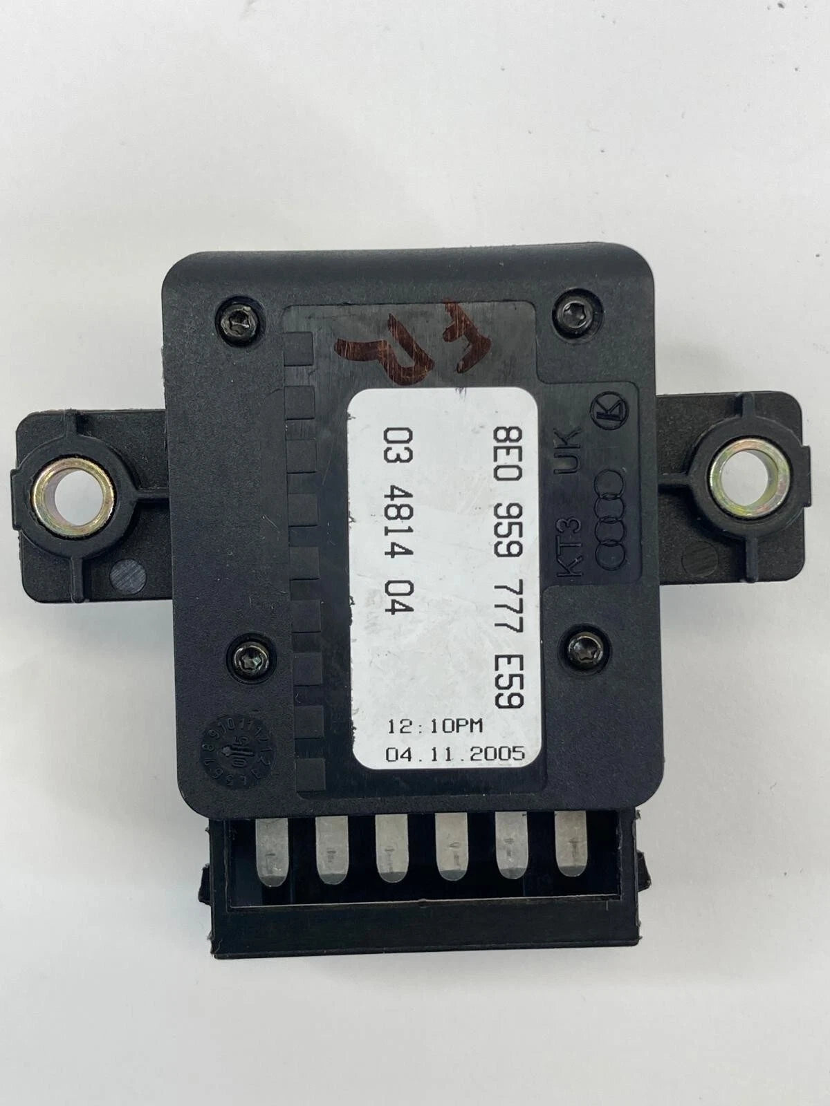 2005-2008 AUDI A6 QUATTRO FRONT RIGHT SEAT LUMBAR CONTROL SWITCH 8E0-959-777-E59