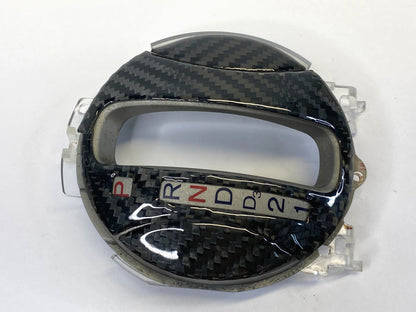 2006-2011 HONDA CIVIC AT CONSOLE GEAR SHIFT SELECTOR CARBON FIBER TRIM BEZELOEM