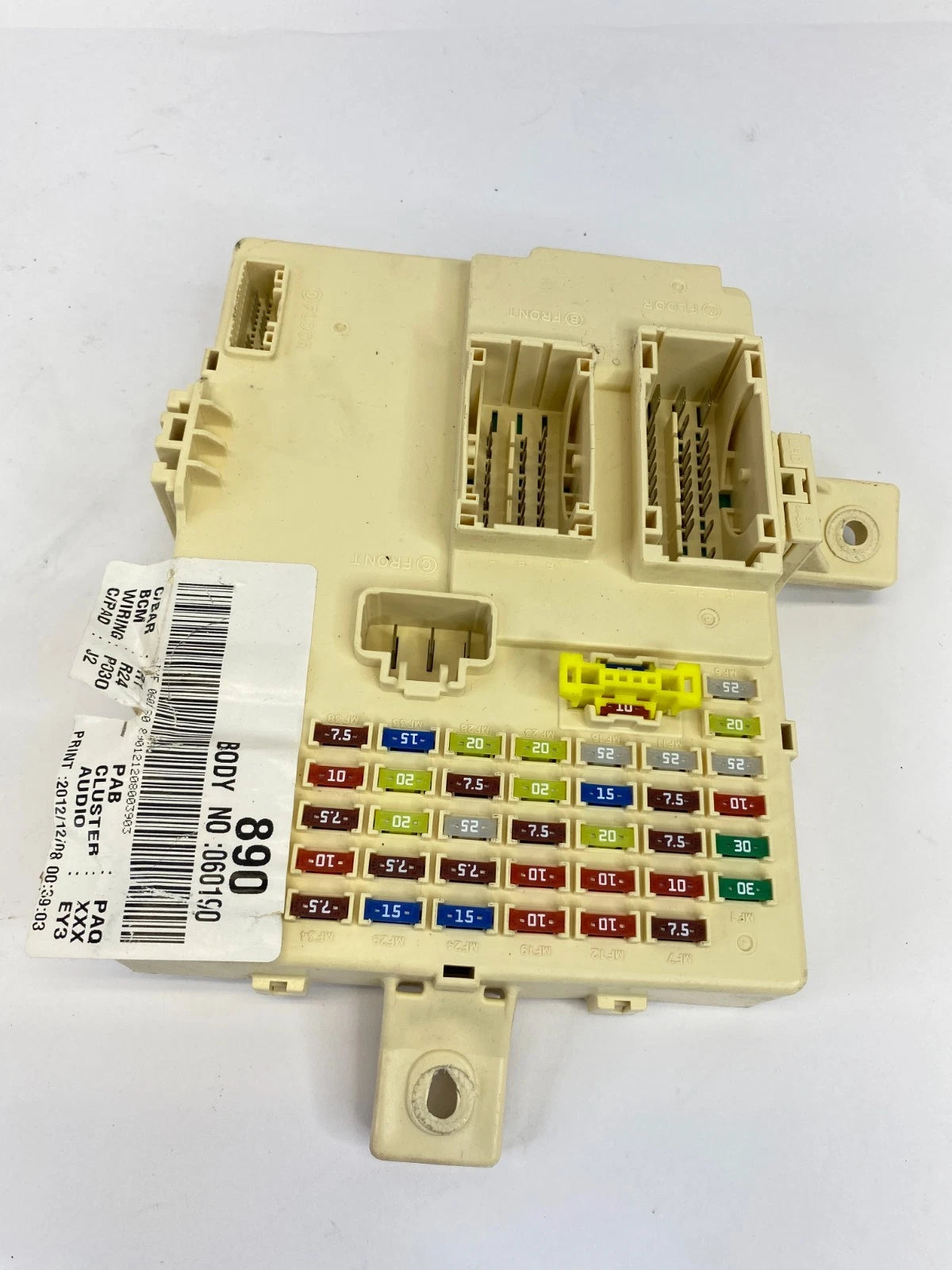 2012-2015 HYUNDAI SONATA HYBRID INTERIOR CABIN FUSE JUNCTION BOX 91950-3S202