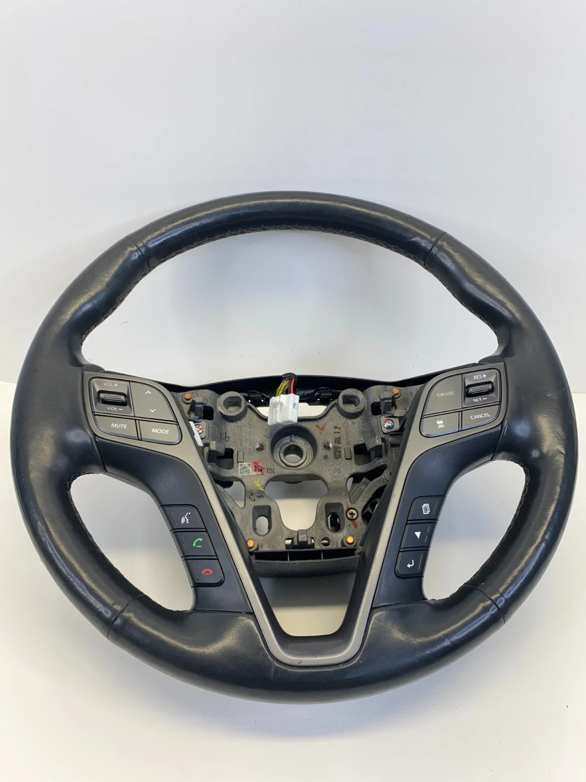 13-18 HYUNDAI SANTA FE SPORT STEERING WHEEL BLACK LEATHER OEM 56130-2W000 OEM