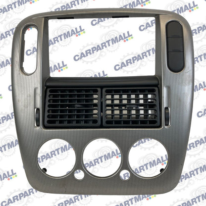 02-05 Ford Explorer Center AC Climate Control Dash Radio Bezel Trim 4L24-7804302