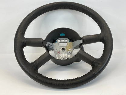 2001 2002 CHRYSLER PT CRUISER BLACK LEATHER STEERING WHEEL WITHOUT CONTROLS OEM
