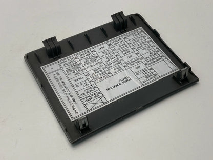 2003 03 HYUNDAI SANTA FE 3.5L FUSE BOX FUSEBOX ACCESS PANEL COVER LID TRIM OEM