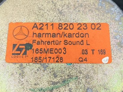 2003-2006 MERCEDES-BENZ E320 FRONT LEFT DOOR SPEAKER HARMAN KARDON A2118202302