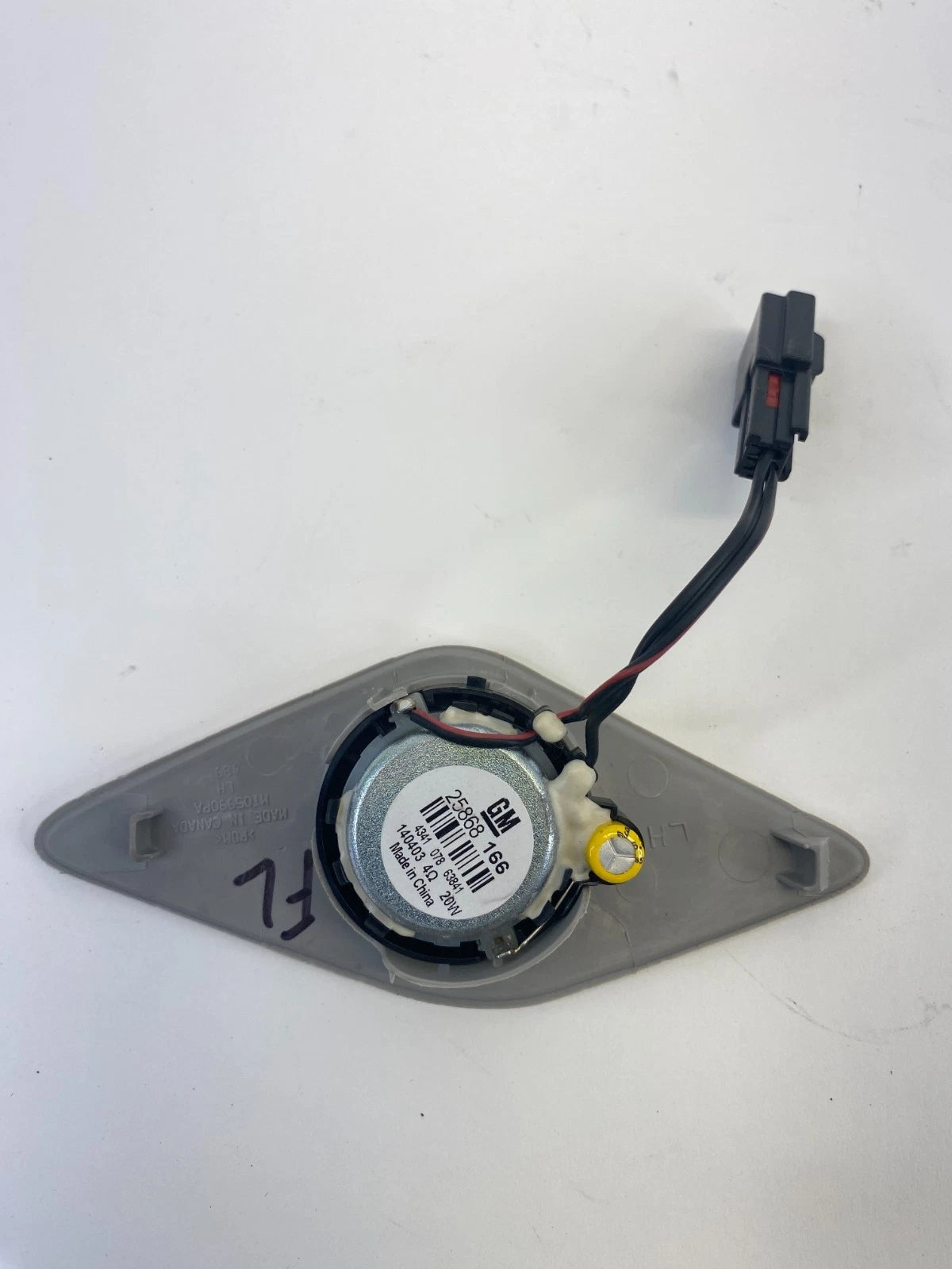 2010-2017 Chevrolet Equinox Front Left Pillar Audio Speaker Tweeter 25868166