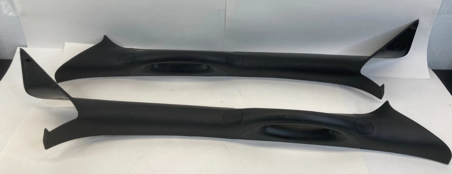 04-08 FORD F-150 FRONT LEFT & RIGHT INTERIOR A PILLAR TRIM GRAB HANDLE PAIR OEM