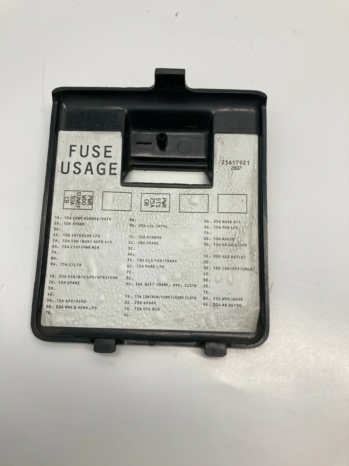 1992-1999 PONTIAC BONNEVILLE LOWER DASH FUSE BOX ACCESS PANEL COVER TRIM OEM