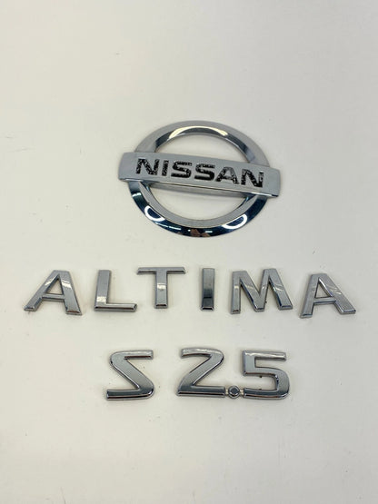 2007-2012 NISSAN ALTIMA SEDAN REAR DECK LID NAMEPLATE EMBLEM BADGE LOGO "S 2.5"