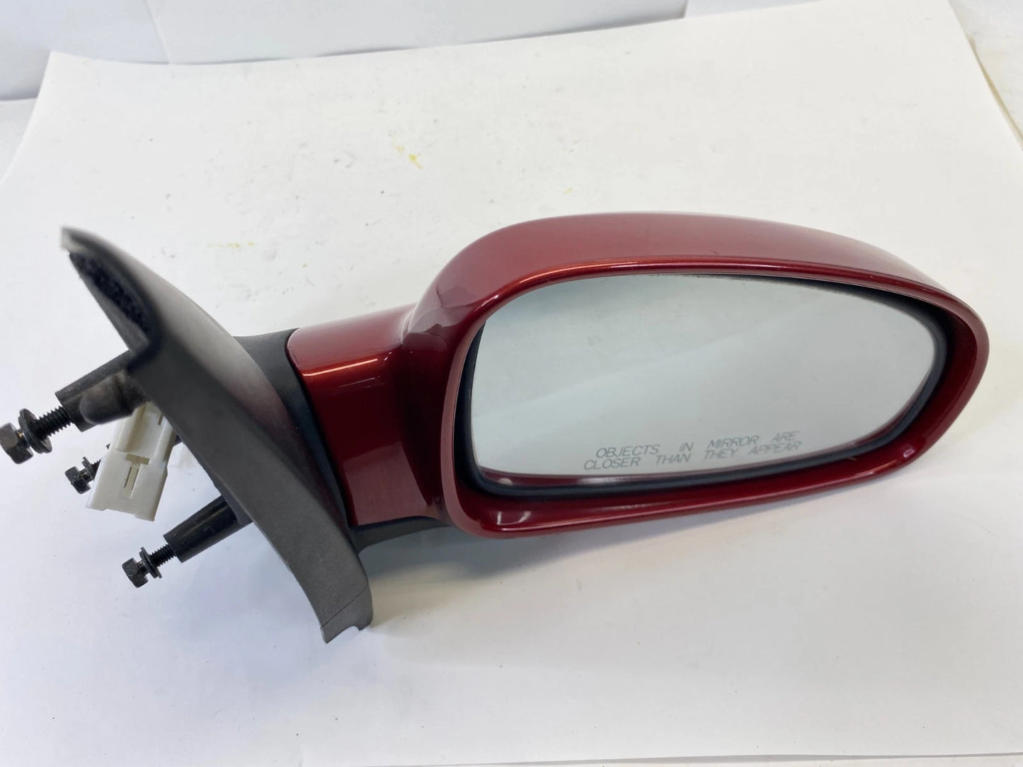 2007-2011 CHEVROLET AVEO5 RIGHT SIDE VIEW POWER DOOR MIRROR RED E4012279 OEM