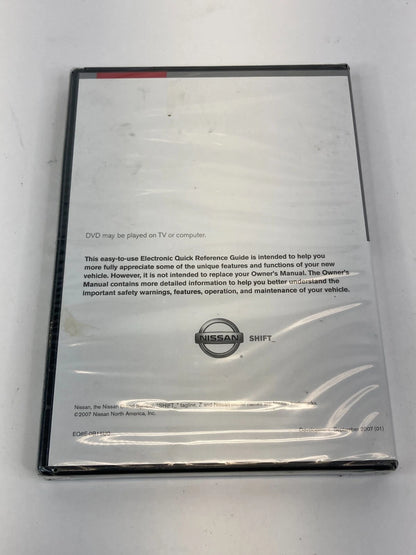2008 08 NISSAN SENTRA ELECTRONIC QUICK REFERENCE GUIDE BOOK OEM