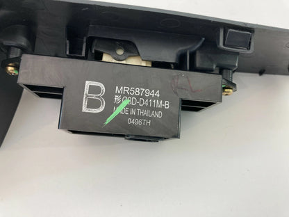 07-13 MITSUBISHI OUTLANDER REAR LEFT SIDE DOOR WINDOW CONTROL SWITCH MR587944
