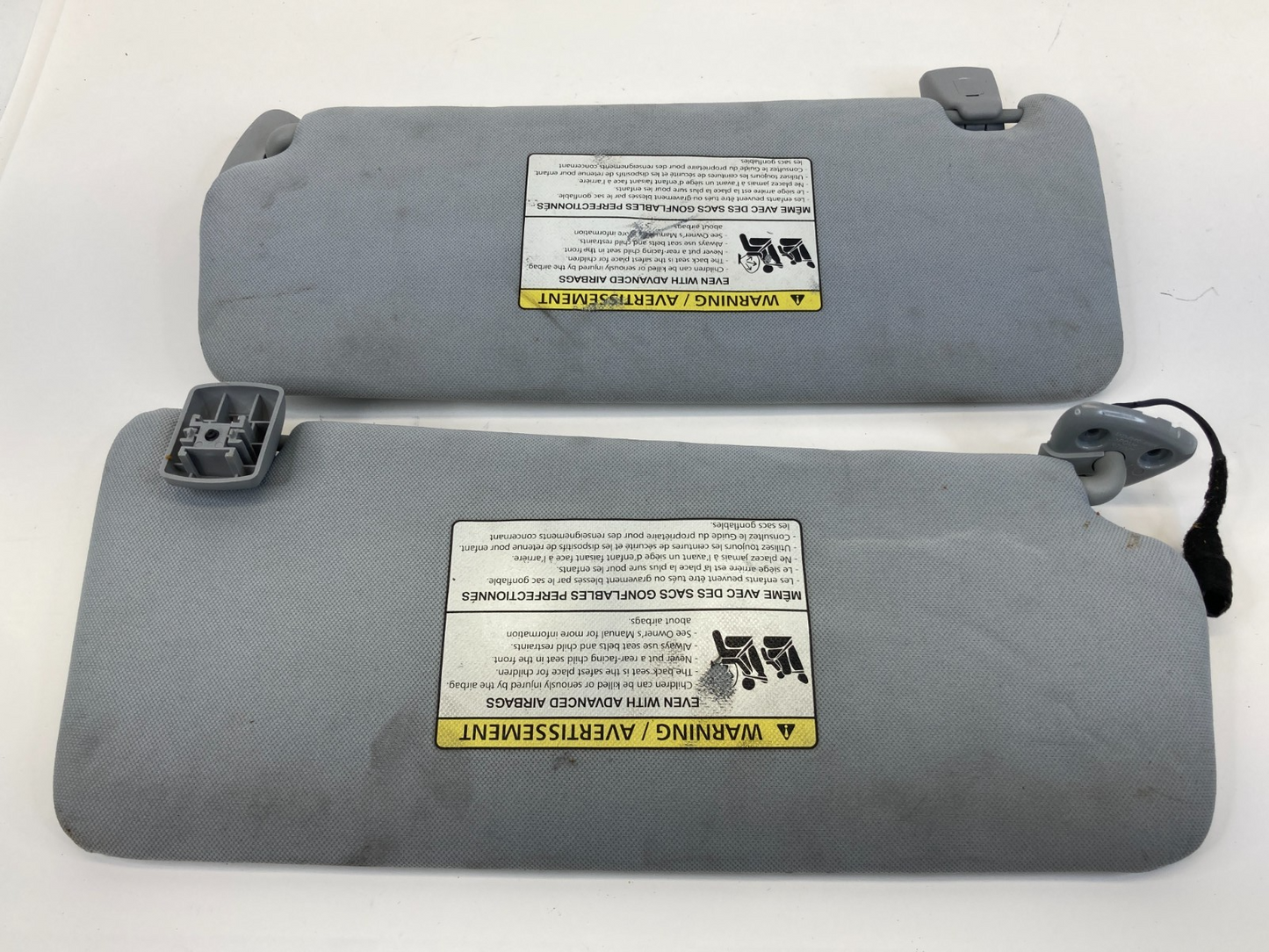 2009-2015 Jaguar XF Sunroof Left & Right Sunvisor Sun Visor Set Pair OEM