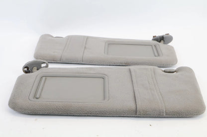 2007-2011 TOYOTA CAMRY SUN VISORS PAIR FRONT LEFT RIGHT WITH VANITY MIRROR FLAPS