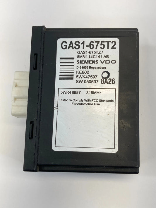 2006-2008 MAZDA6 MAZDA 6 TIRE PRESSURE MONITORING CONTROL MODULE GAS1-675T2 OEM