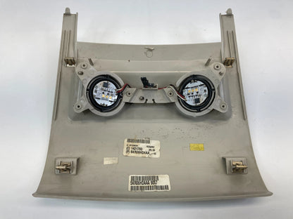 11-20 DODGE GRAND CARAVAN REAR 3RD ROW ROOF CONSOLE COVER W/ LIGHTS 5KR06HDAAA