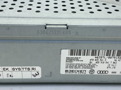 2008 2009 AUDI A5 QUATTRO AUDIO CD RADIO TUNER RECEIVER 4F0-035-541-N OEM