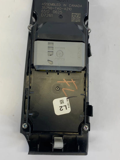 2008-2012 HONDA ACCORD SEDAN FRONT LEFT DOOR POWER MASTER WINDOW CONTROL SWITCH