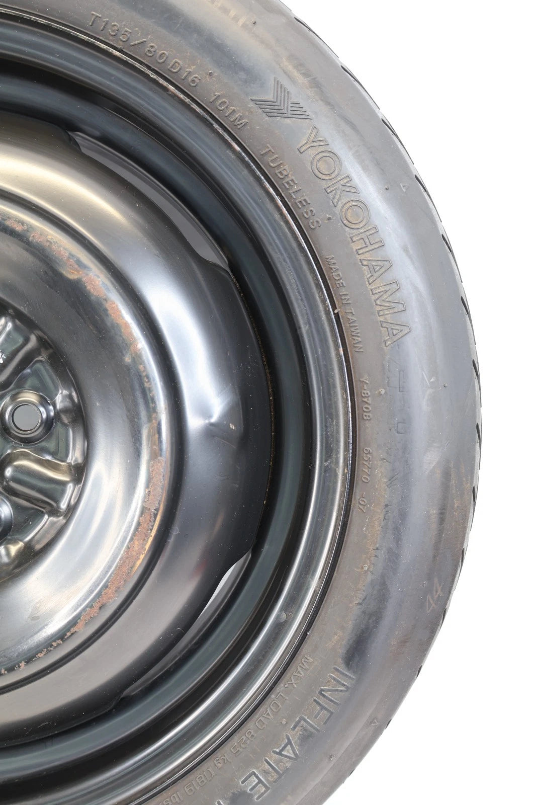 2010-2015 TOYOTA PRIUS EMERGENCY SPARE TIRE RIM WHEEL DONUT T135/80D16 101M