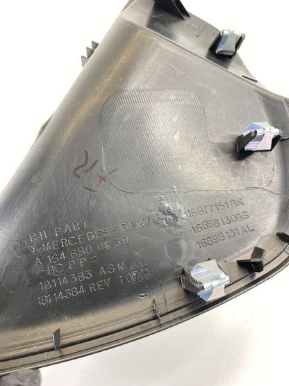2006-2011 MERCEDES-BENZ ML 350 DASH RIGHT SIDE END CAP TRIM COVER A1646800439