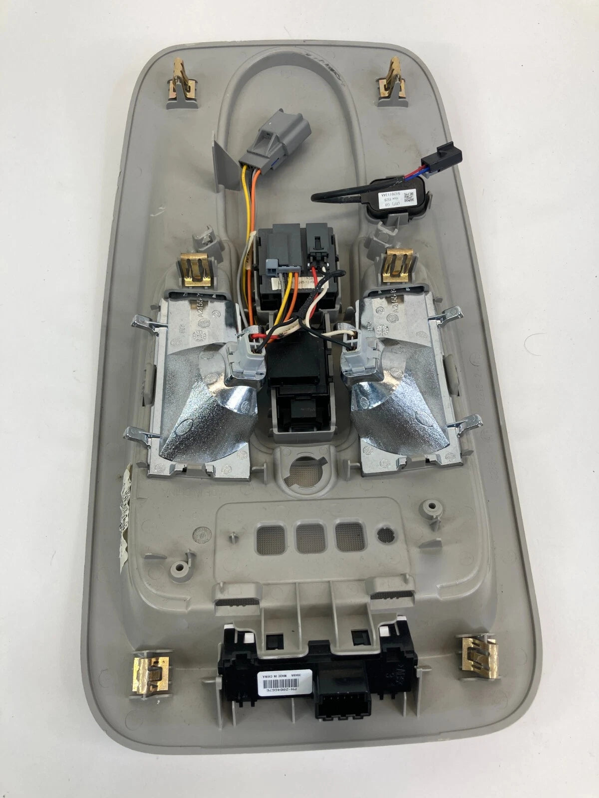 2010-2013 GMC TERRAIN OVERHEAD ROOF MOUNTED CONSOLE MAP LIGHTS 22832859 OEM