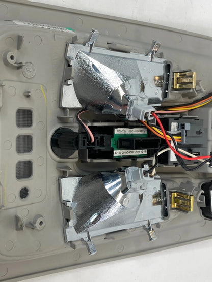 10-16 CHEVROLET EQUINOX FRONT ROOF CONSOLE MAP LIGHT W/ SUNROO 20846676 OEM