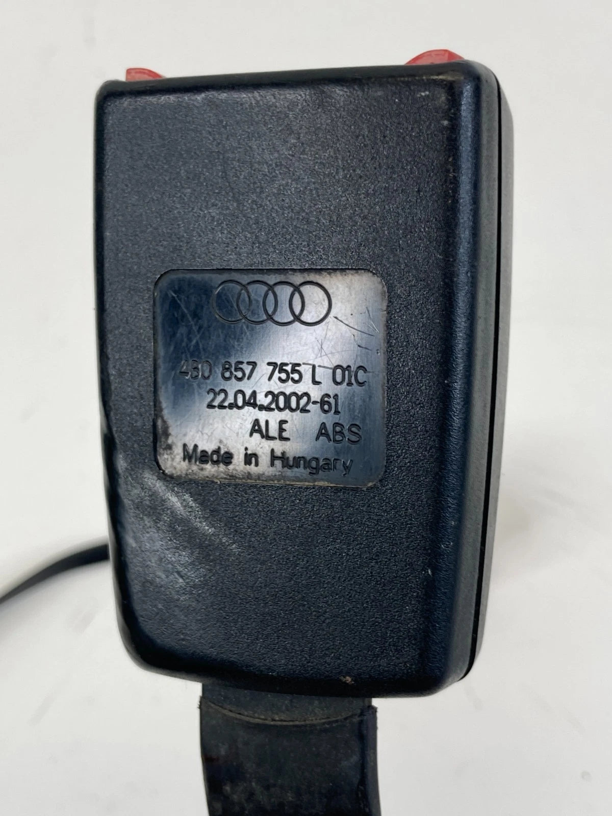 1998-2004 AUDI A6 QUATTRO FRONT LEFT SIDE SEAT BELT BUCKLE 4B0857755L OEM