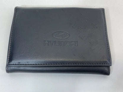 2009 09 HYNDAI SONATA OWNERS OWNER'S MANUAL HANDBOOK SUPPLEMENT SET W/ CASE OEM