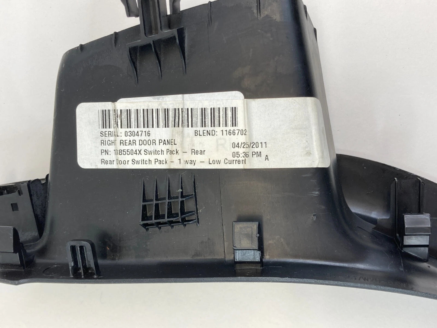 2012-2018 FORD FOCUS BACK RIGHT DOOR WINDOW SWITCH BEZEL TRIM 1085504X OEM