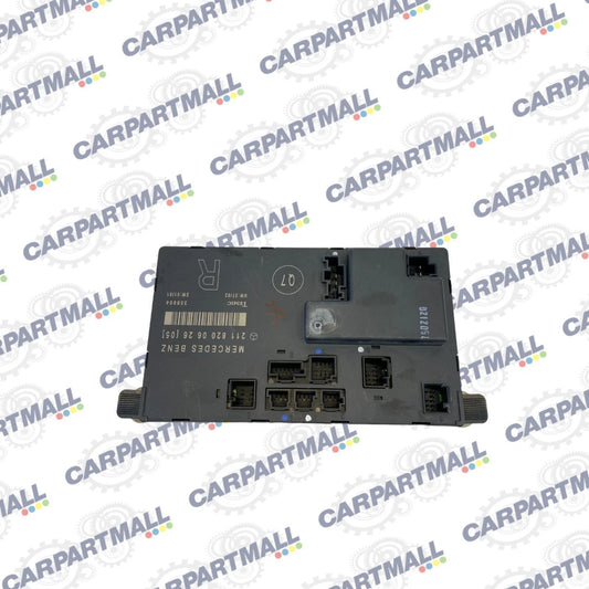 03-06 MERCEDES-BENZ E500 FRONT RIGHT SIDE DOOR CONTROL MODULE UNIT 2118200626