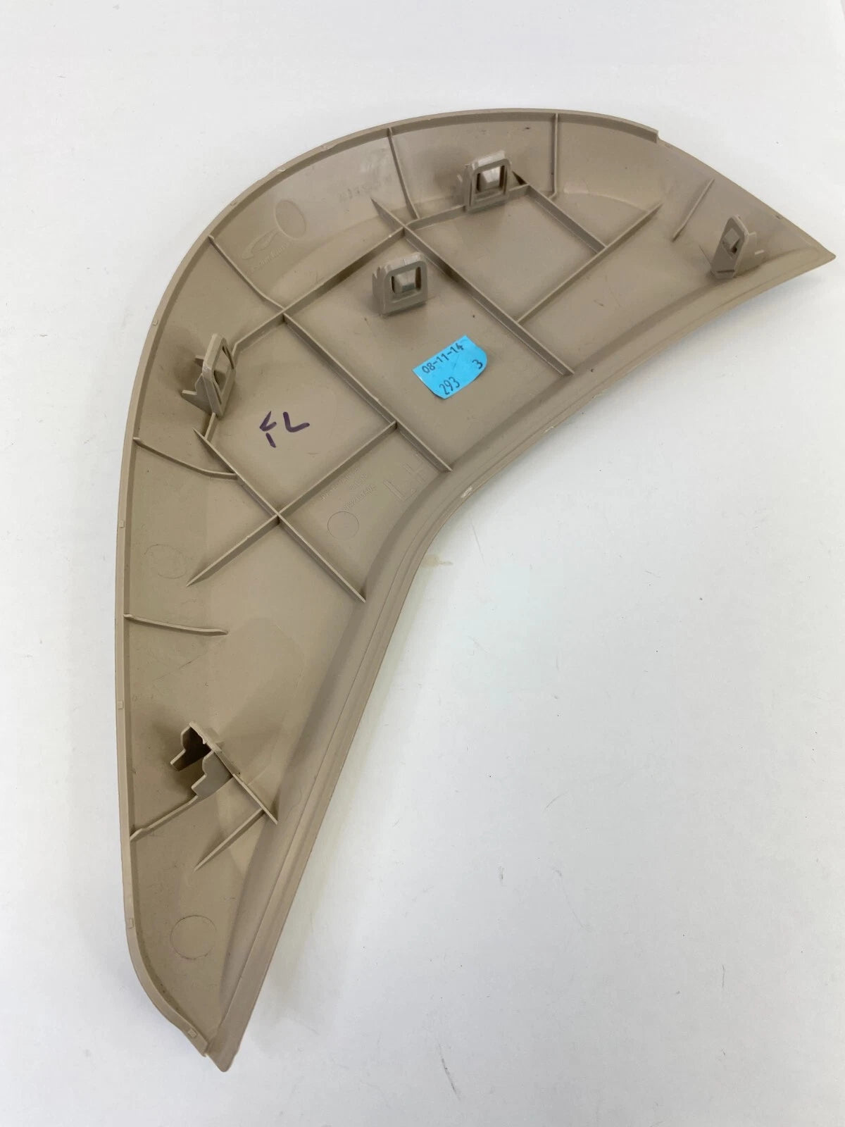 13-18 NISSAN ALTIMA LEFT DASH SIDE END CAP COVER TRIM TAN BEIGE OEM 68421-3TA0A