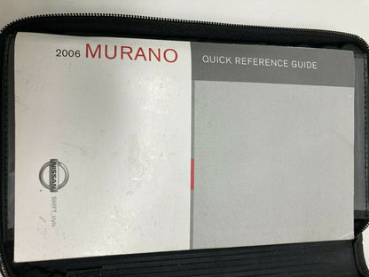 2006 06 Nissan Murano Owner's Owners Manual Book Set Guide W/ Case OEM