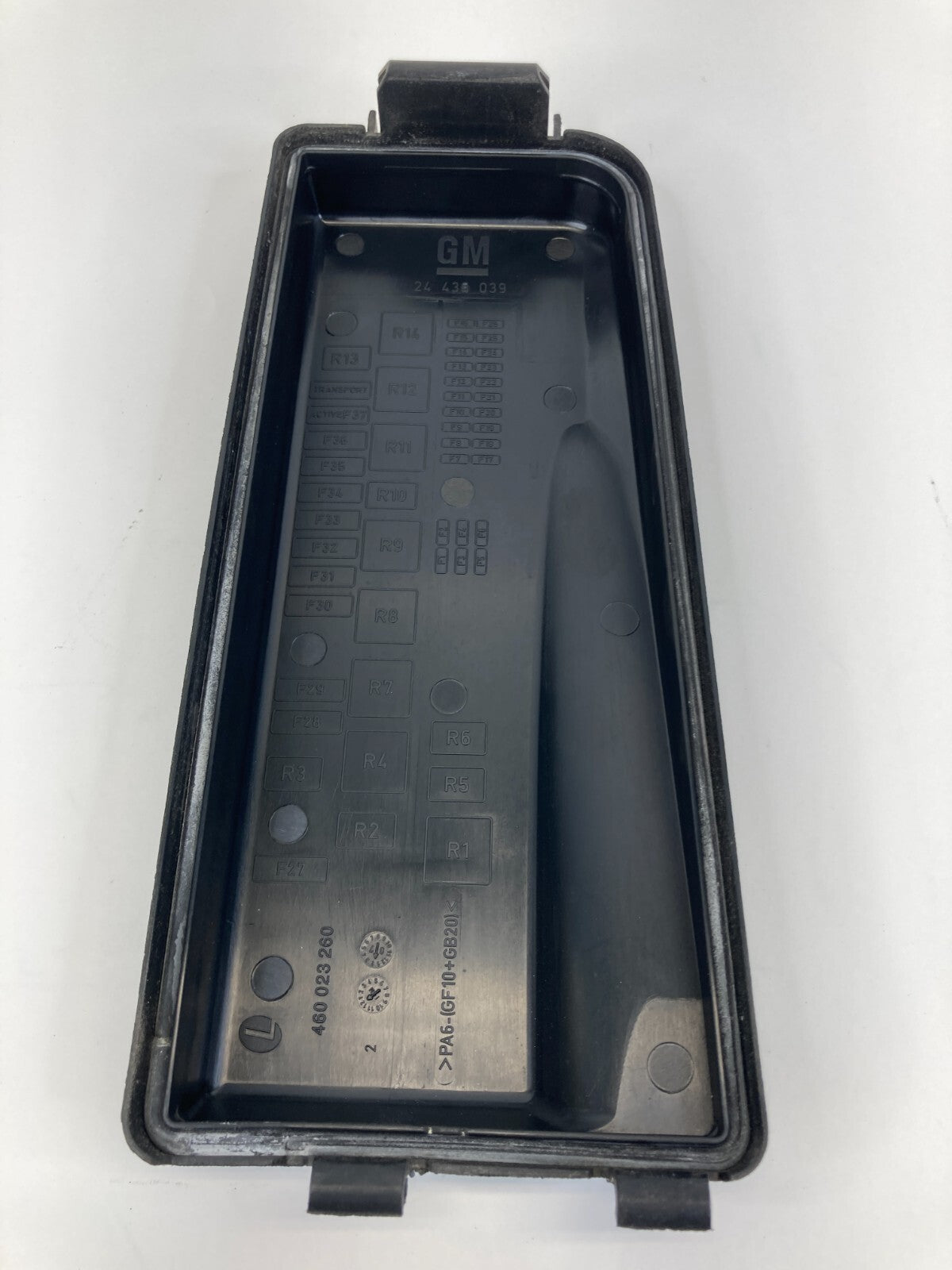 03-11 Saab 9-3 93 2.0L Engine Fuse Relay Box Fusebox Cover Lid Top 24438039 OEM