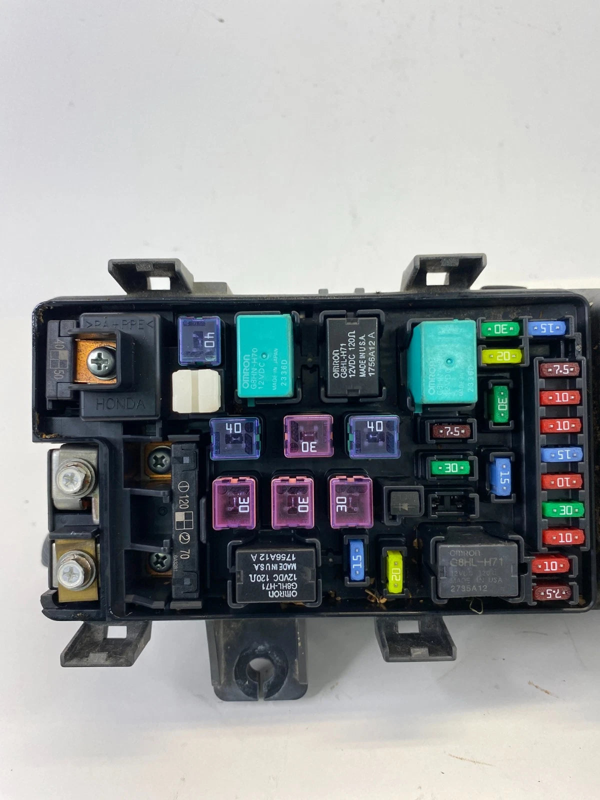 2005-2007 HONDA ODYSSEY 3.5L V6 ENGINE COMPARTMENT FUSE RELAY JUNCTION BLOCK OEM
