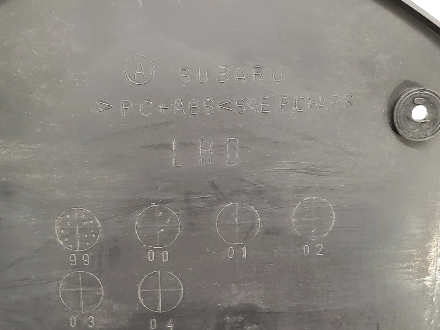 00-04 Subaru Legacy Dash Speedometer Cluster Bezel Trim w/ AC Vents Panel SP6696