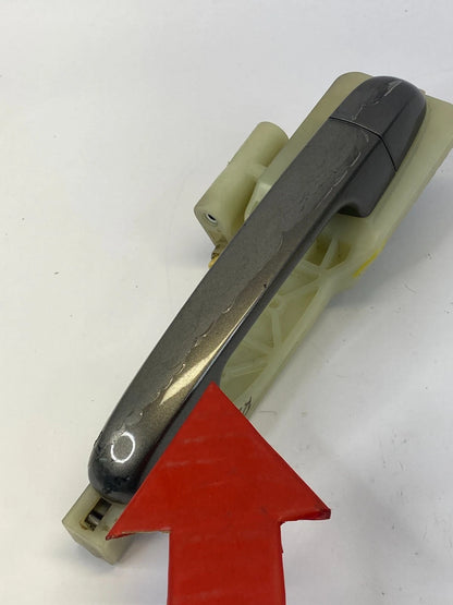 2010-2013 KIA FORTE REAR LEFT DRIVER SIDE EXTERIOR OUTER DOOR HANDLE GRAY OEM