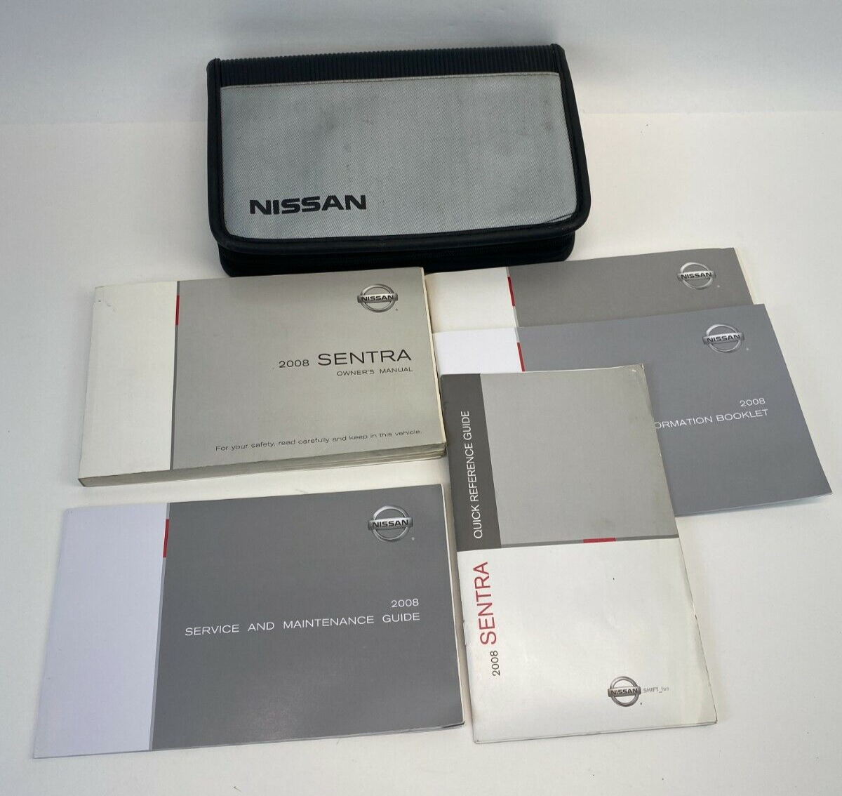 2008 08 Nissan Sentra Sedan Owners Manual Guide Book Warranty Information W Case