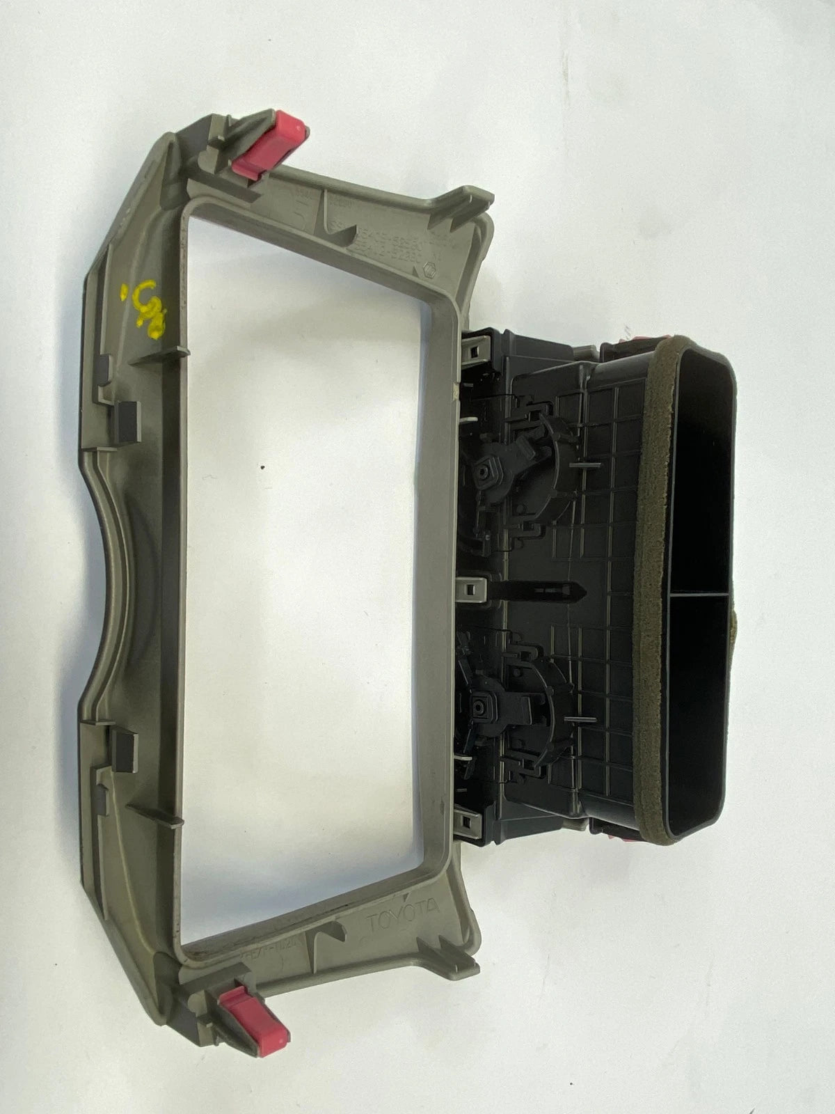 2009-2011 TOYOTA YARIS CENTER DASH RADIO BEZEL TRIM W/ AIR VENTS OEM 55405-52580