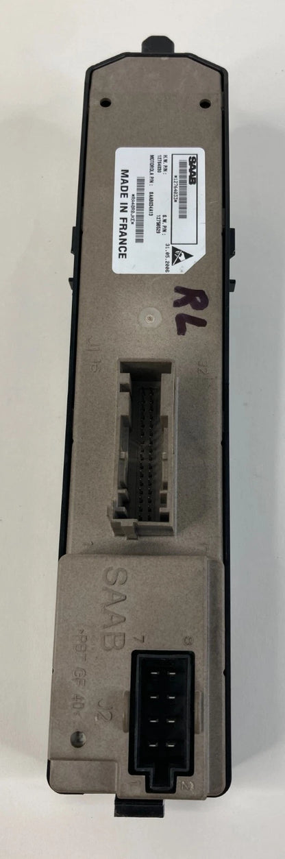 2003-2011 Saab 9-3 Rear Left Back Side Door Window Control Switch 12758529 OEM