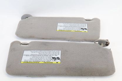 2007-2011 TOYOTA CAMRY SUN VISORS PAIR FRONT LEFT RIGHT WITH VANITY MIRROR FLAPS