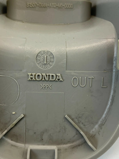 2009-2011 ACURA TL FRONT LH DRIVER SEAT OUTER END SHIELD COVER OEM 81507TK4AA11