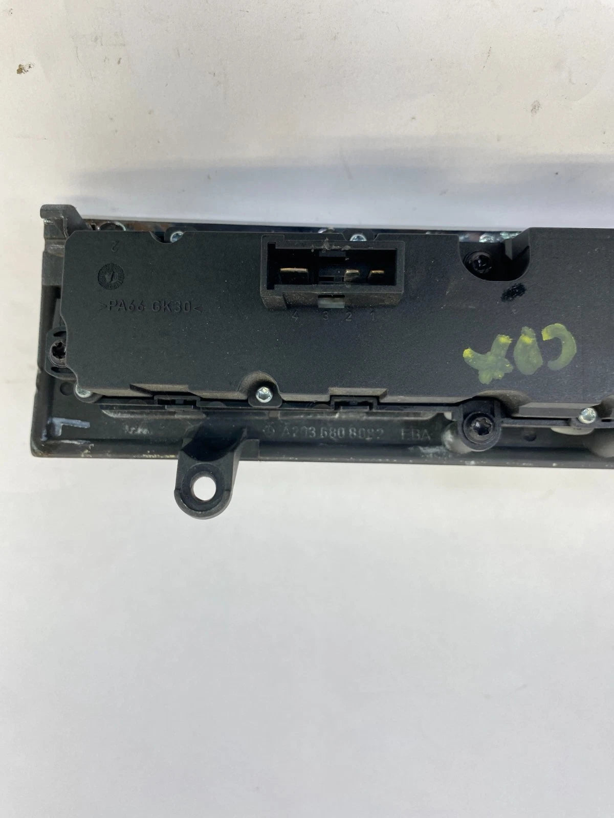 2005 MERCEDES C240 C320 HAZARD & SEAT HEATED CONTROL SWITCH WOOD OEM 2036808082