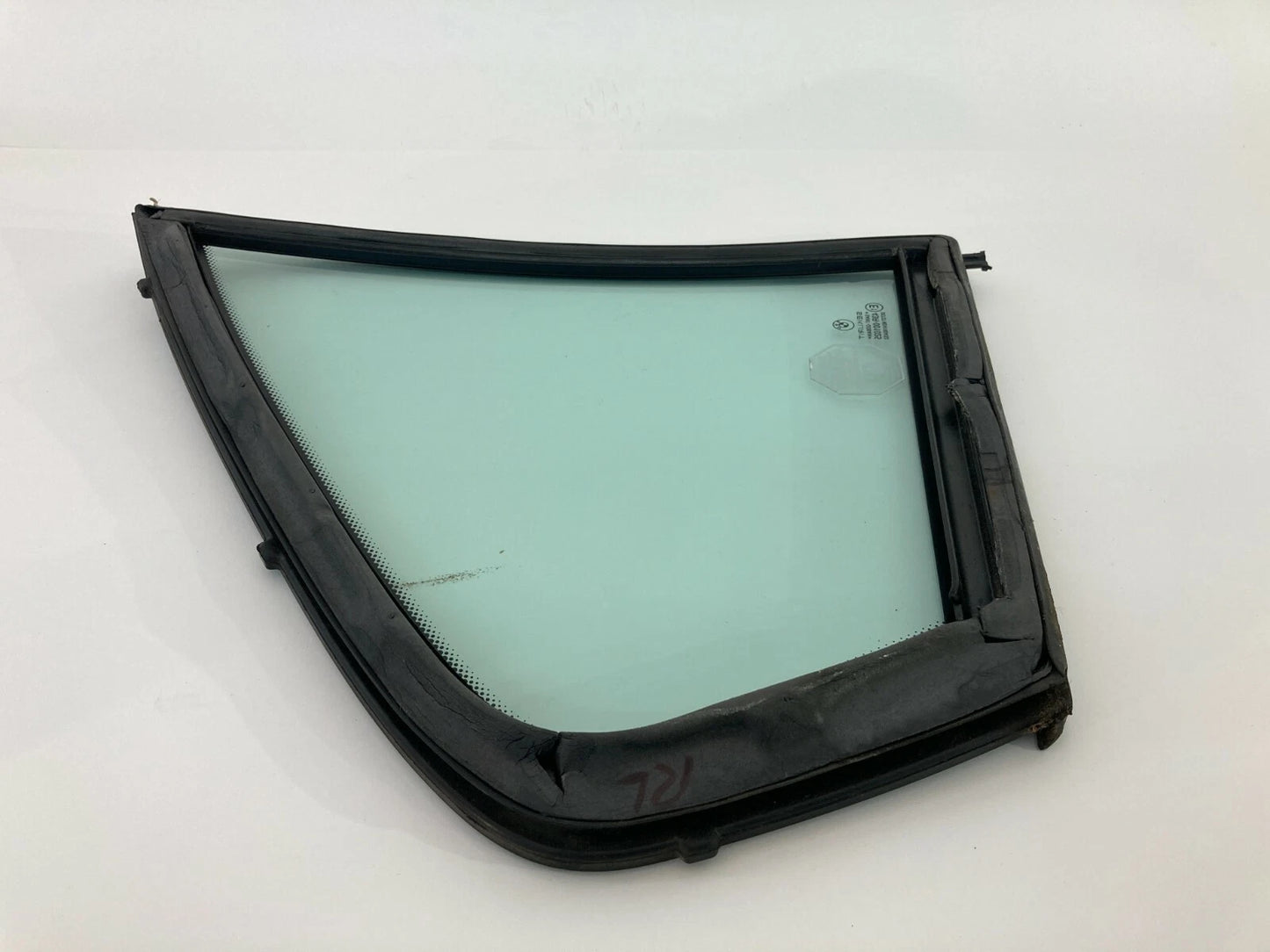 1995-2001 BMW 740I 740IL REAR LEFT BACK DOOR VENT WINDOW QUARTER GLASS 43R-00102