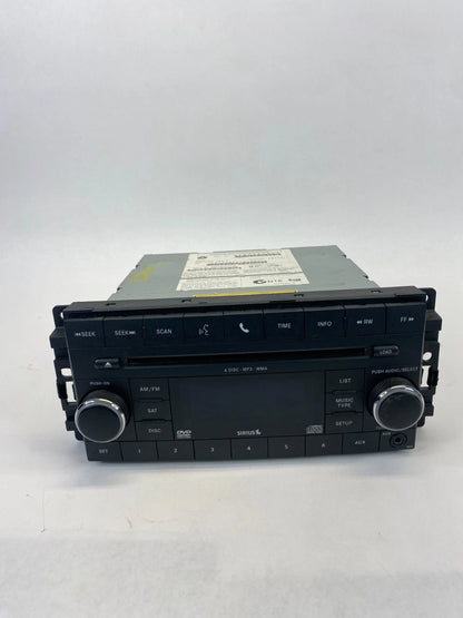 2009 2010 DODGE JOURNEY AM FM 6 DISC CD DVD RADIO PLAYER ASSEMBLY 5064942AC OEM