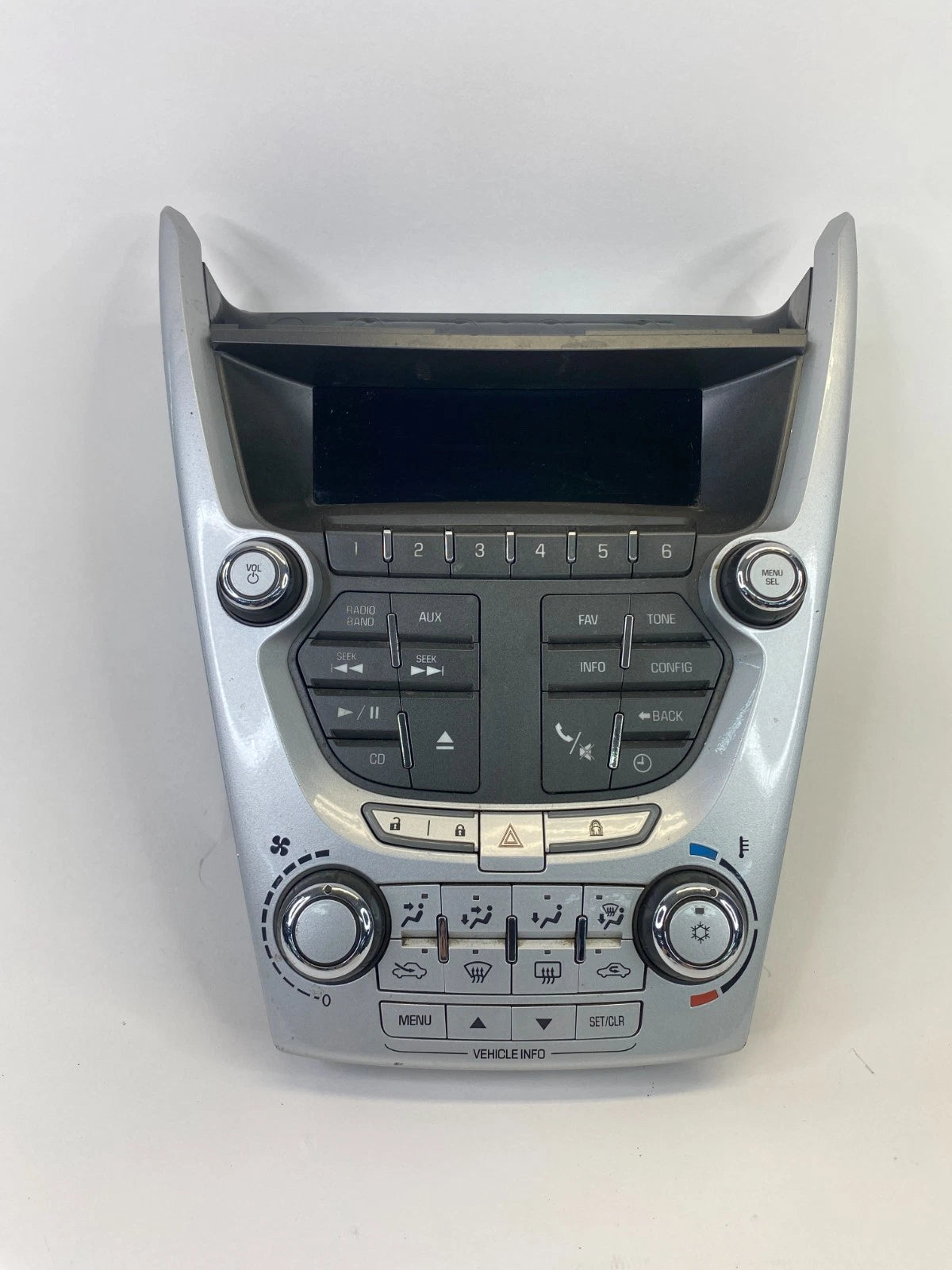 10 11 CHEVY EQUINOX AC HVAC CLIMATE CONTROL SWITCH RADIO DASH SCREEN 20920042
