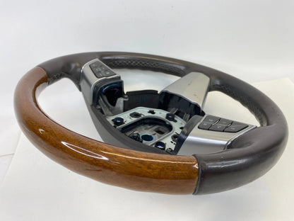 09-14 CADILLAC CTS STEERING WHEEL W/ AUDIO CONTROL SWITCHES COCOA 25993793 OEM