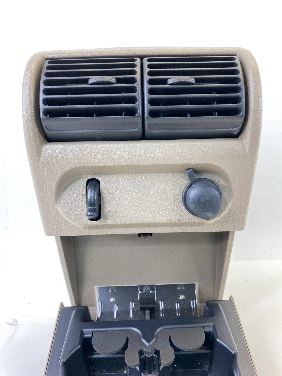 2002-2005 FORD EXPLORER REAR CENTER CONSOLE CUP HOLDER ASHTRAY OUTLET TRIM PANEL