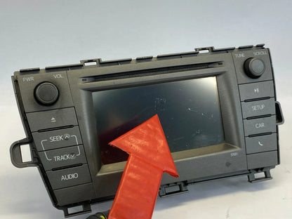 2012-2015 TOYOTA PRIUS RADIO STEREO RECEIVER SCREEN DISPLAY 86140-47050 OEM