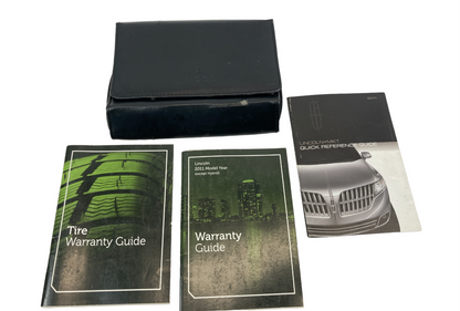 2011 11 Lincoln MKT Quick Reference Manual Warranty Guide Set w/ Case OEM