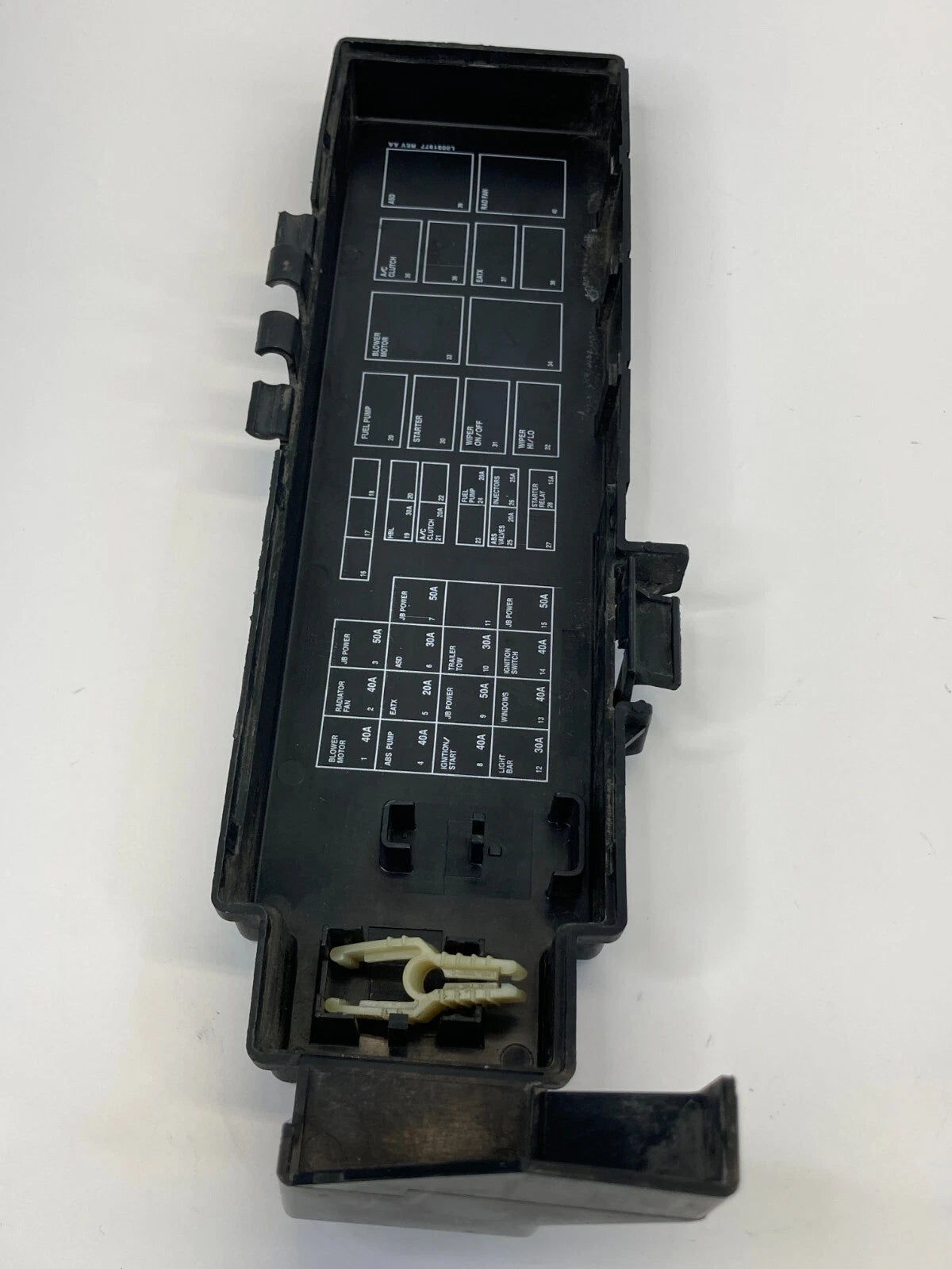 2002-2007 JEEP LIBERTY 3.7L ENGINE UNDER HOOD FUSE RELAY BOX COVER CAP TRIM OEM