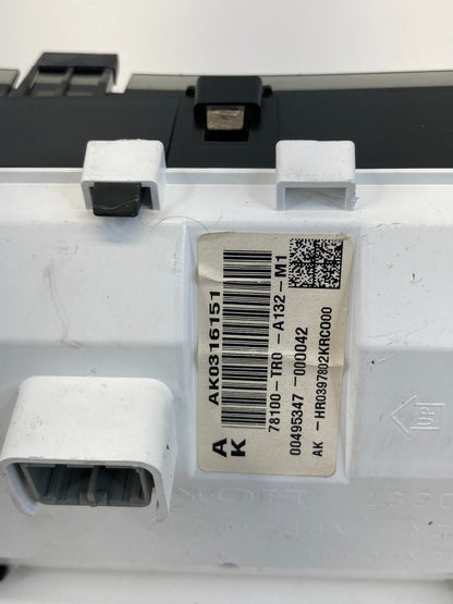 13-15 Honda Civic Dash Upper Instrument Cluster Speedometer Gauges 96.449 Miles